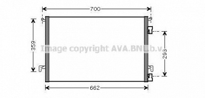 AVA QUALITY COOLING ol5397d -  Конденсатор, кондиционер
